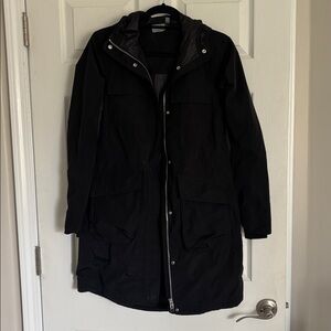 Athleta Black Downpour Coat
